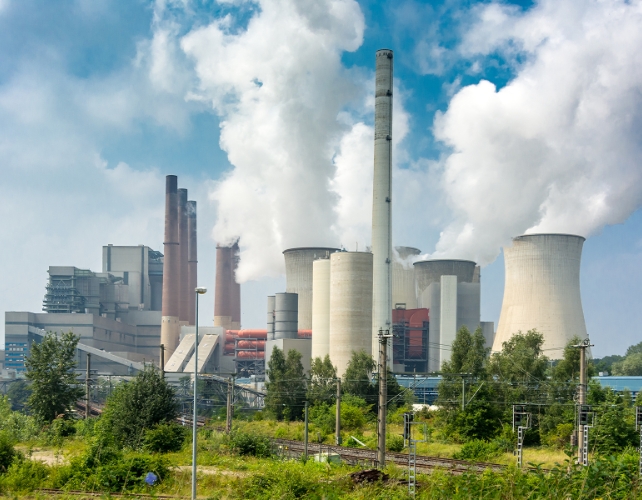 Coal powered power plant